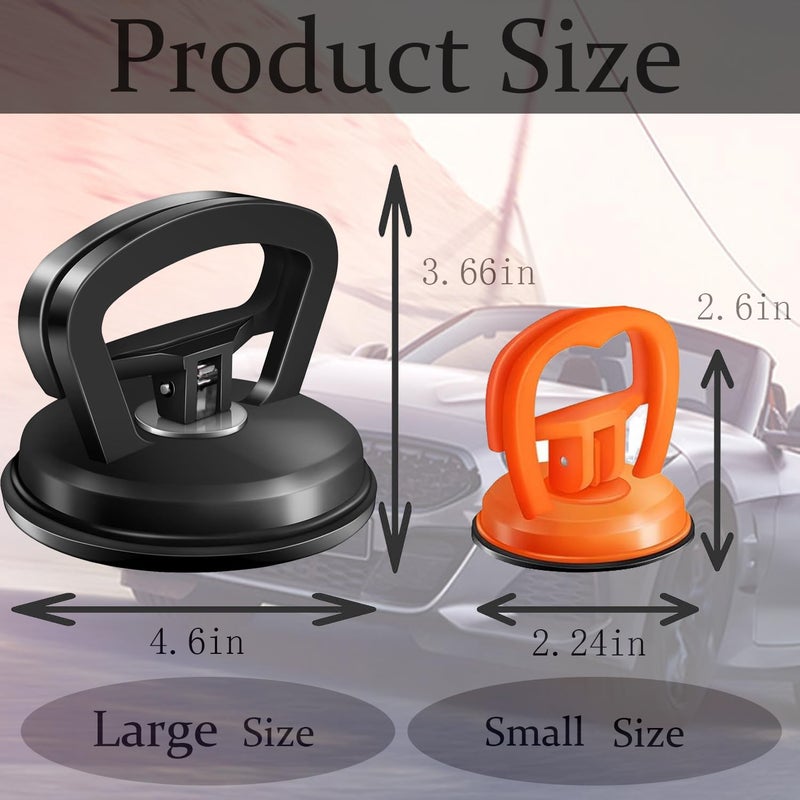 vohamok Car Dent Puller Repair Kit,Powerful Car Suction Cup Dent Puller Kit Handle Lifter,Car Dent Removal Kit,Car Dent Remover Tools for Auto Body Dents Remove,Glass,Screen,Tiles Lifting Objects Moving (B) - Image 2